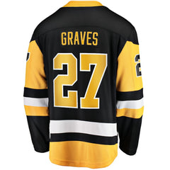 Ryan Graves Pittsburgh Penguins Fanatics Home Breakaway Jersey Black