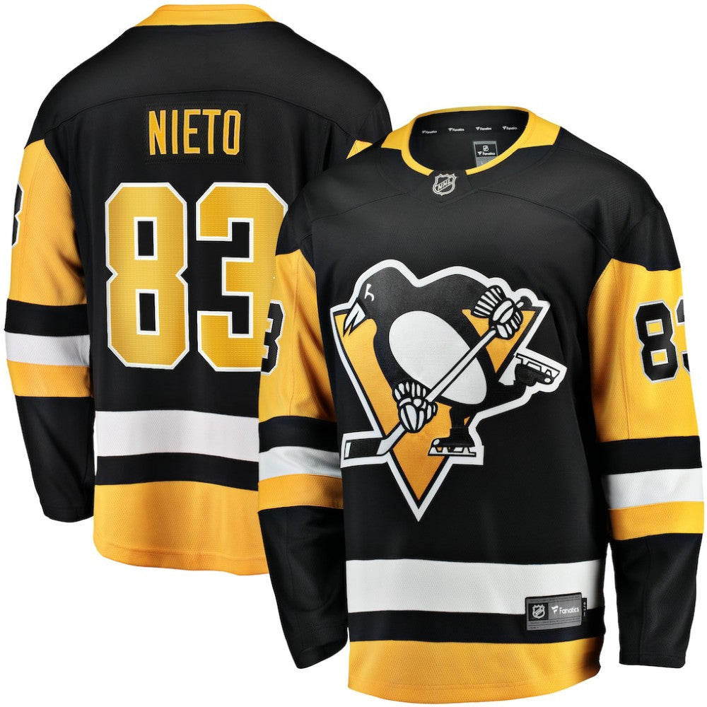 Matt Nieto Pittsburgh Penguins Fanatics Home Breakaway Jersey Black