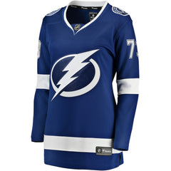 Conor Sheary Tampa Bay Lightning Fanatics Women's Home Breakaway Player Jersey Blue