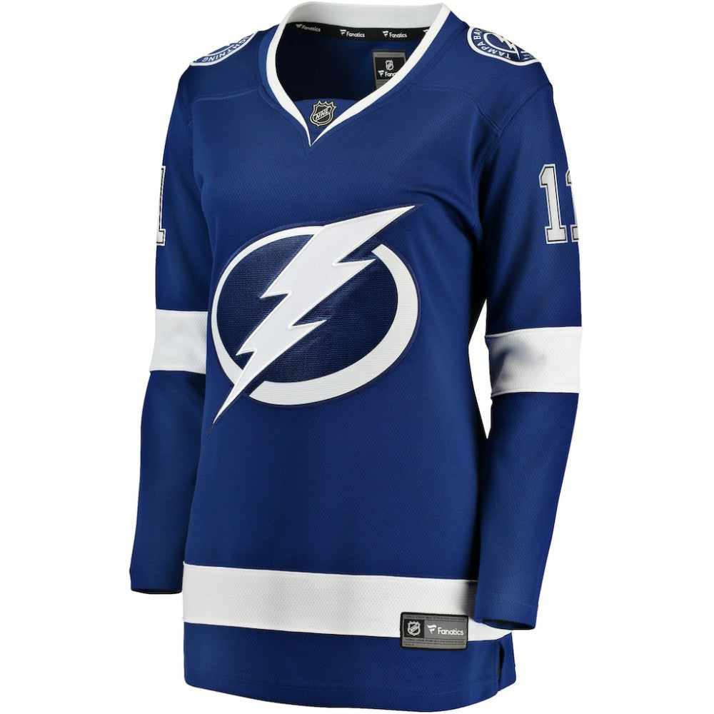 Luke Glendening Tampa Bay Lightning Fanatics Women's Home Breakaway Player Jersey Blue