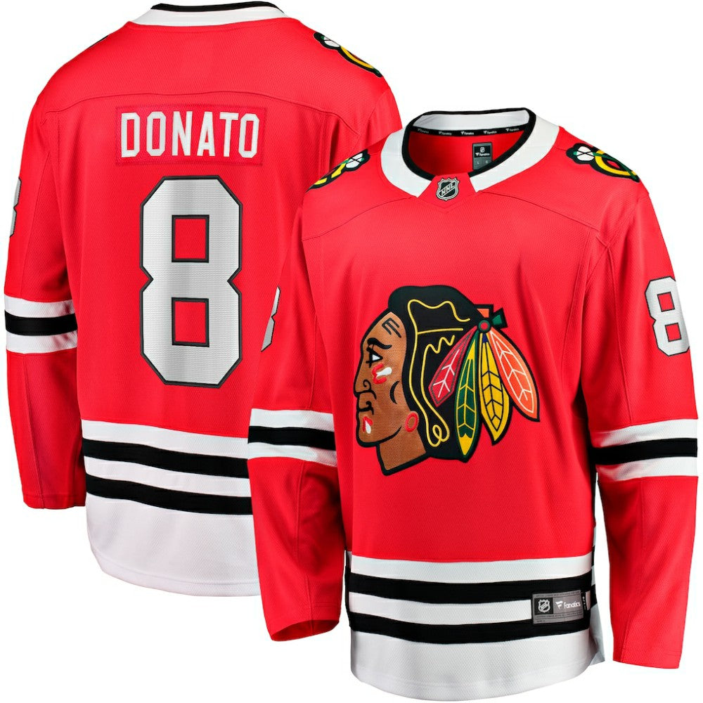 Ryan Donato Chicago Blackhawks Fanatics Home Breakaway Jersey Red