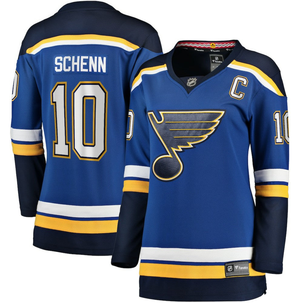 Brayden Schenn St. Louis Blues Fanatics Women's Home Breakaway Player Jersey Blue