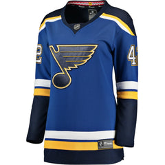 Kasperi Kapanen St. Louis Blues Fanatics Women's Home Breakaway Player Jersey Blue