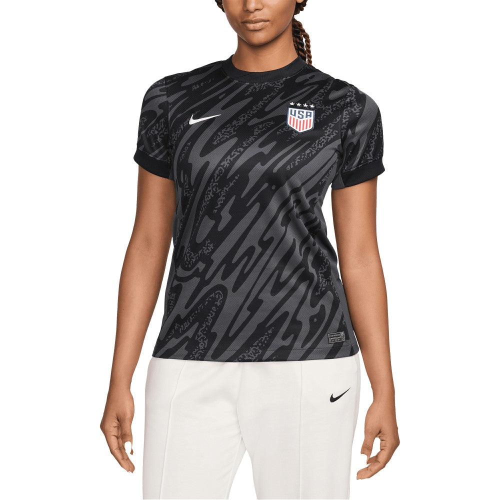 USWNT Women's 2024 Goalkeeper Replica Stadium Jersey - Black | Nike sale