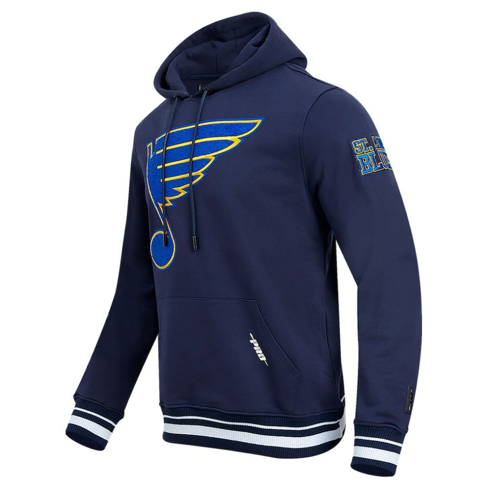 St. Louis Blues Pro Standard Retro Classic Fleece Pullover Hoodie Navy