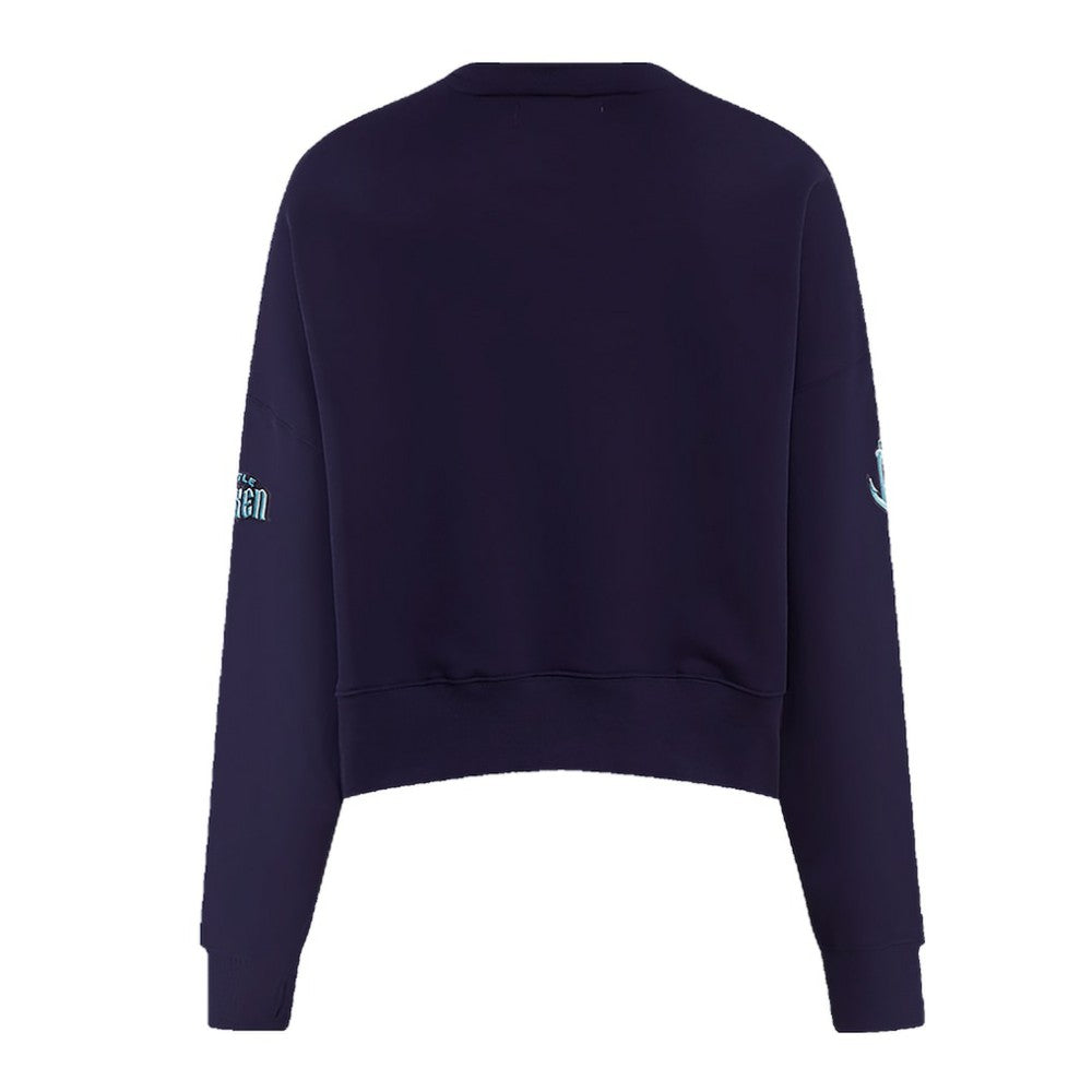 Seattle Kraken Pro Standard Women's Mascot Crewneck Pullover Sweatshirt Deep Sea Blue