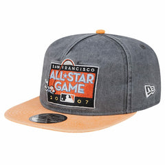 San Francisco Giants 2007 MLB All-Star Game Pigment Dye Golfer  Snapback Hat - Black/Orange | New Era