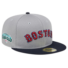 Boston Red Sox Pivot Mesh 59FIFTY Fitted Hat - Gray | New Era