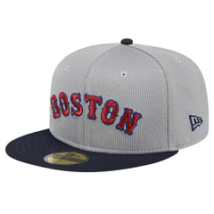 Boston Red Sox Pivot Mesh 59FIFTY Fitted Hat - Gray | New Era