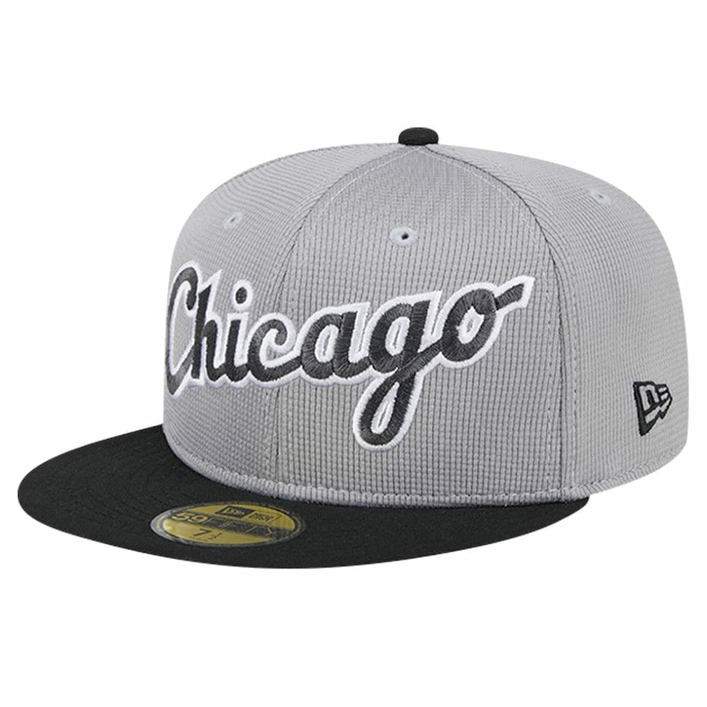 Chicago White Sox Pivot Mesh 59FIFTY Fitted Hat - Gray | New Era