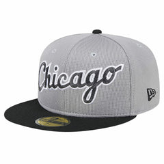 Chicago White Sox Pivot Mesh 59FIFTY Fitted Hat - Gray | New Era
