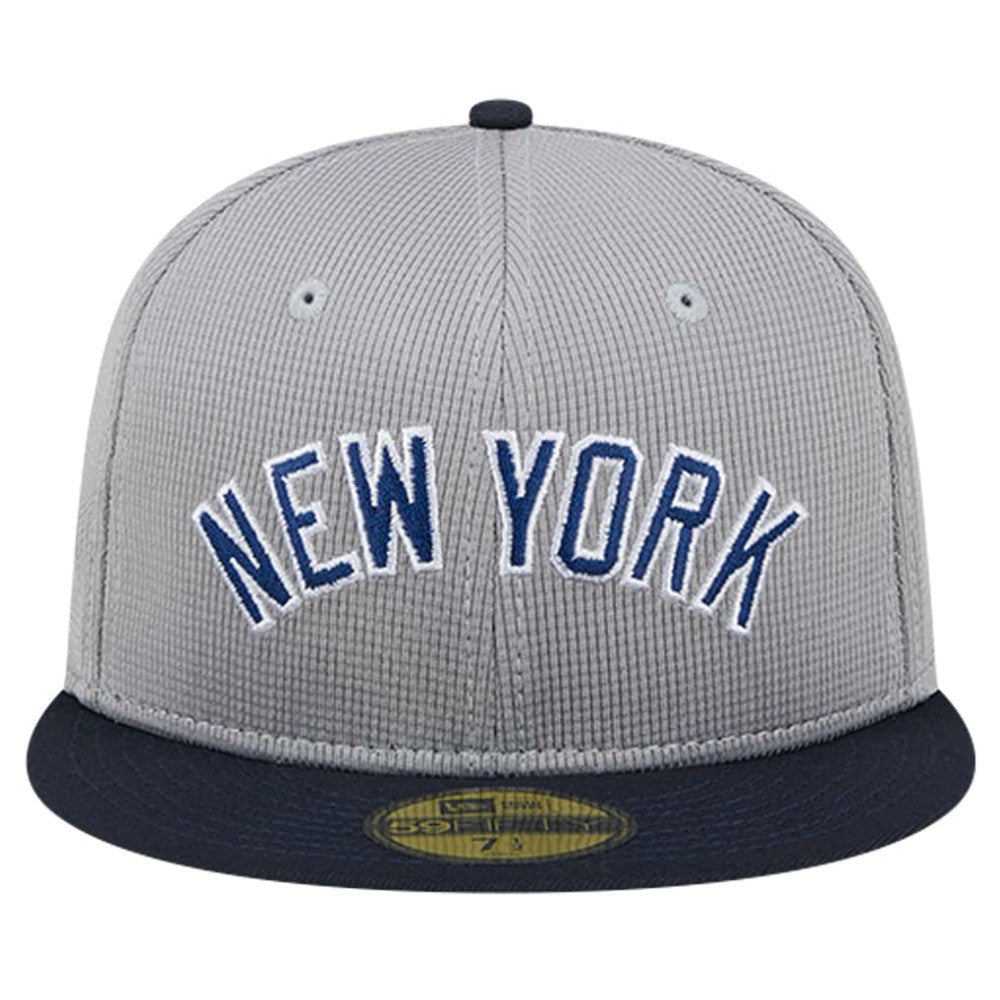 New York Yankees Pivot Mesh 59FIFTY Fitted Hat - Gray | New Era