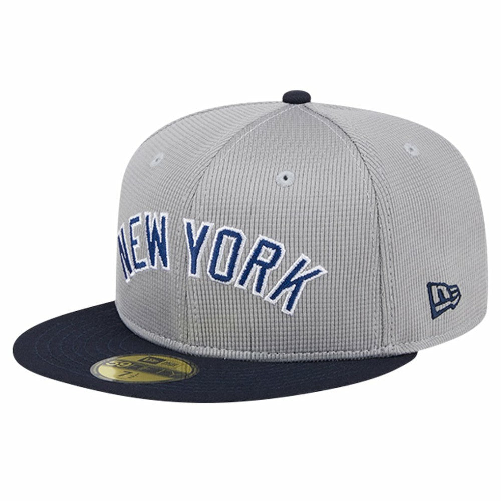 New York Yankees Pivot Mesh 59FIFTY Fitted Hat - Gray | New Era