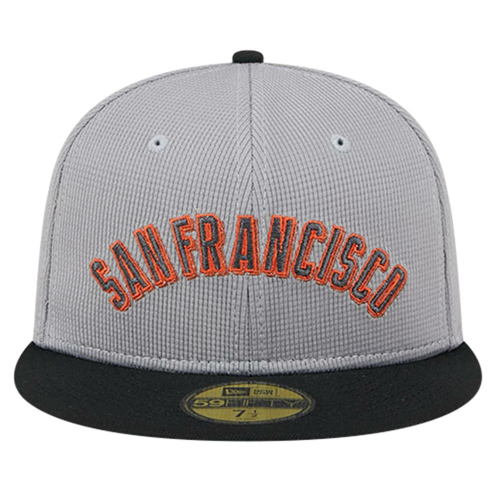 San Francisco Giants Pivot Mesh 59FIFTY Fitted Hat - Gray | New Era