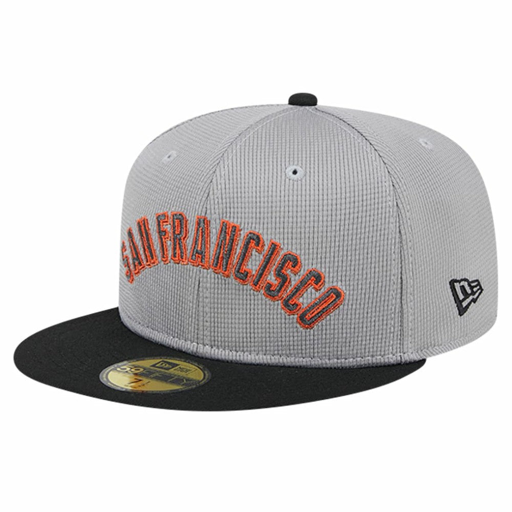 San Francisco Giants Pivot Mesh 59FIFTY Fitted Hat - Gray | New Era