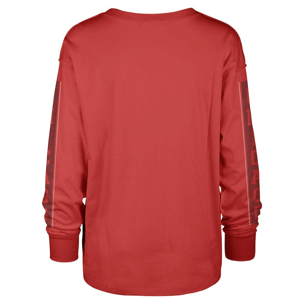 Chicago Bulls '47 Women's Tomcat Long Sleeve T-Shirt sale - Red | 47 brand for sale