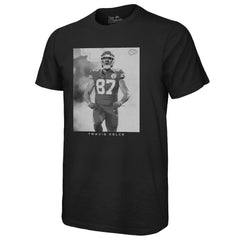 Travis Kelce Kansas City Chiefs Majestic Threads Player Graphic Oversized T-Shirt - Black for sale