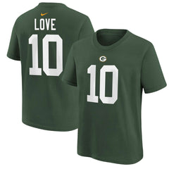 Jordan Love Green Bay Packers Youth Player Name & Number T-Shirt - Green | Nike on sale