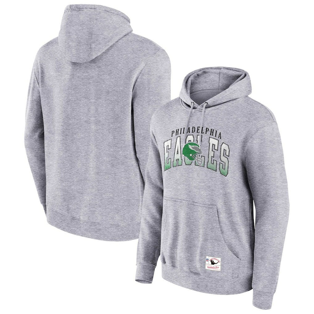 Philadelphia Eagles Pocket Passer Pullover Hoodie - Heather Gray cheap