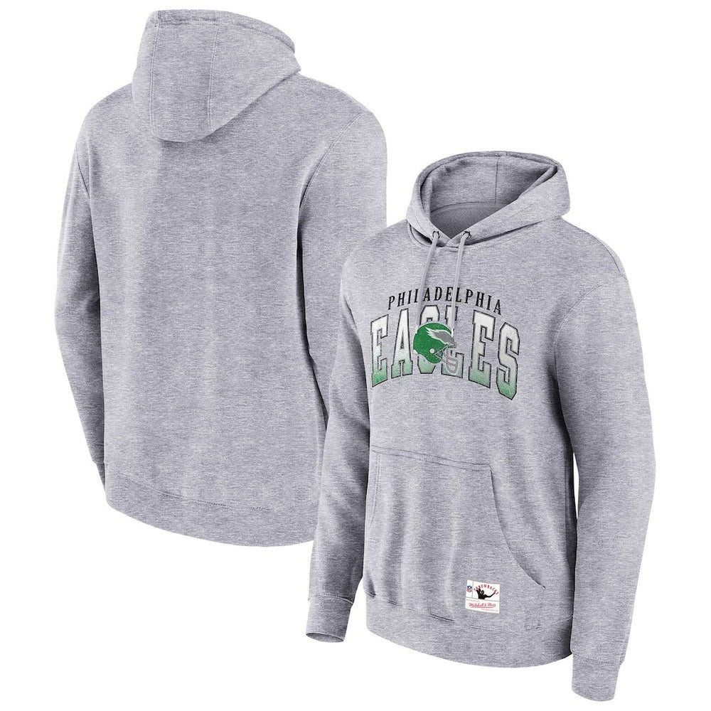 Philadelphia Eagles Pocket Passer Pullover Hoodie - Heather Gray cheap