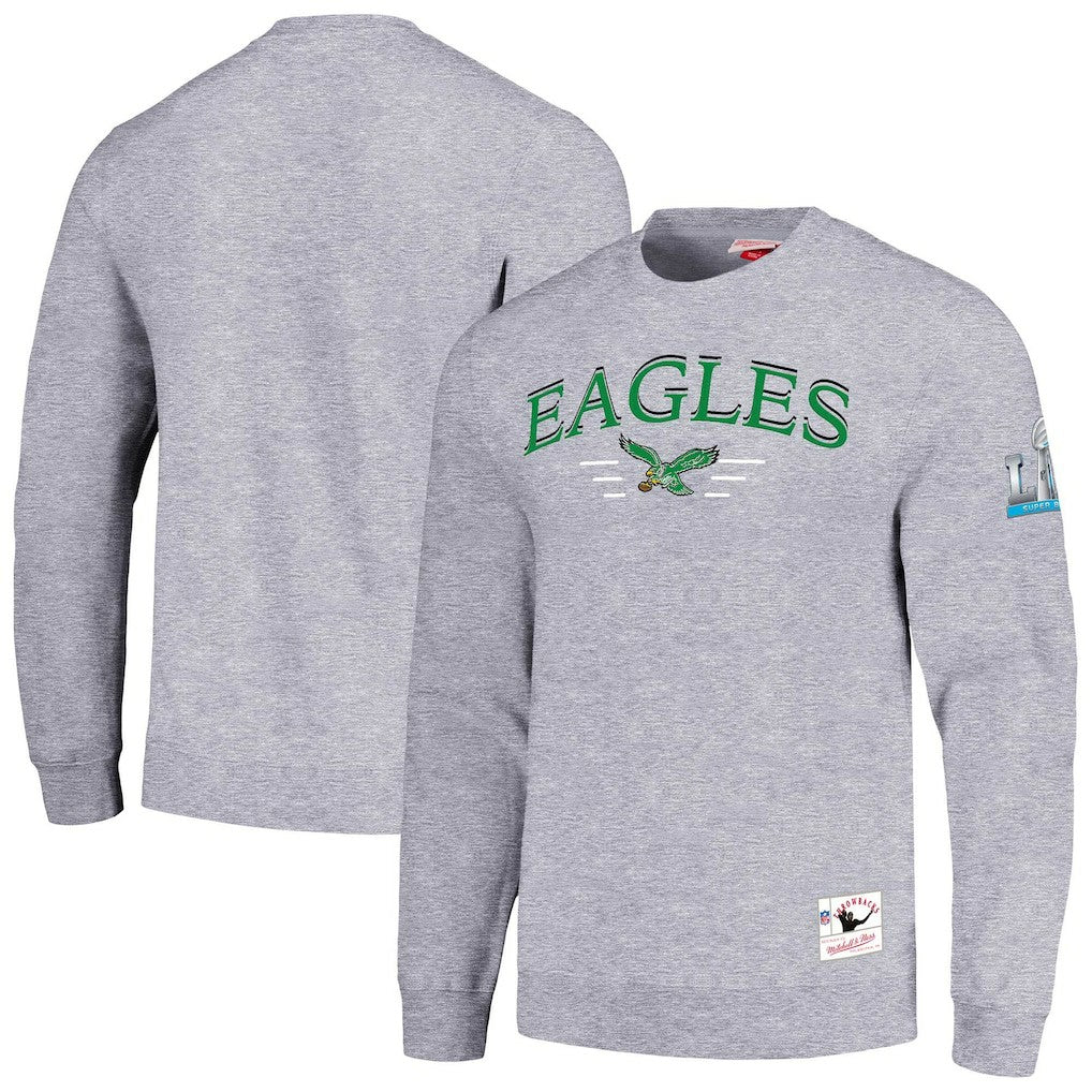Philadelphia Eagles Rings 2.0 Pullover Sweatshirt - Gray on sale
