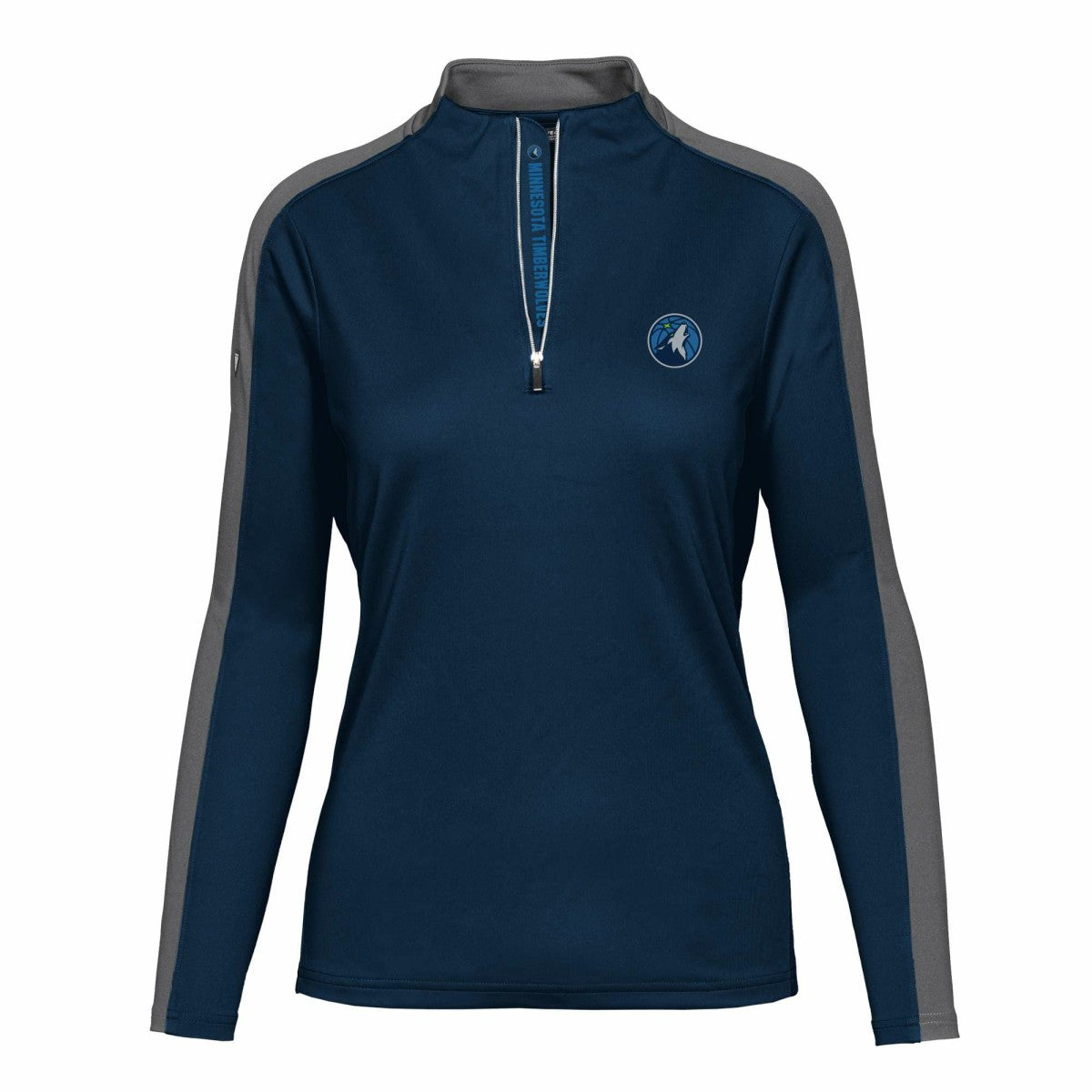 Minnesota Timberwolves Levelwear Women's Remi Insignia Core Quarter-Zip Pullover Top - Navy cheap