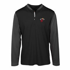 Miami Heat Levelwear Spector Insignia Core Quarter-Zip Pullover Top - Black for sale