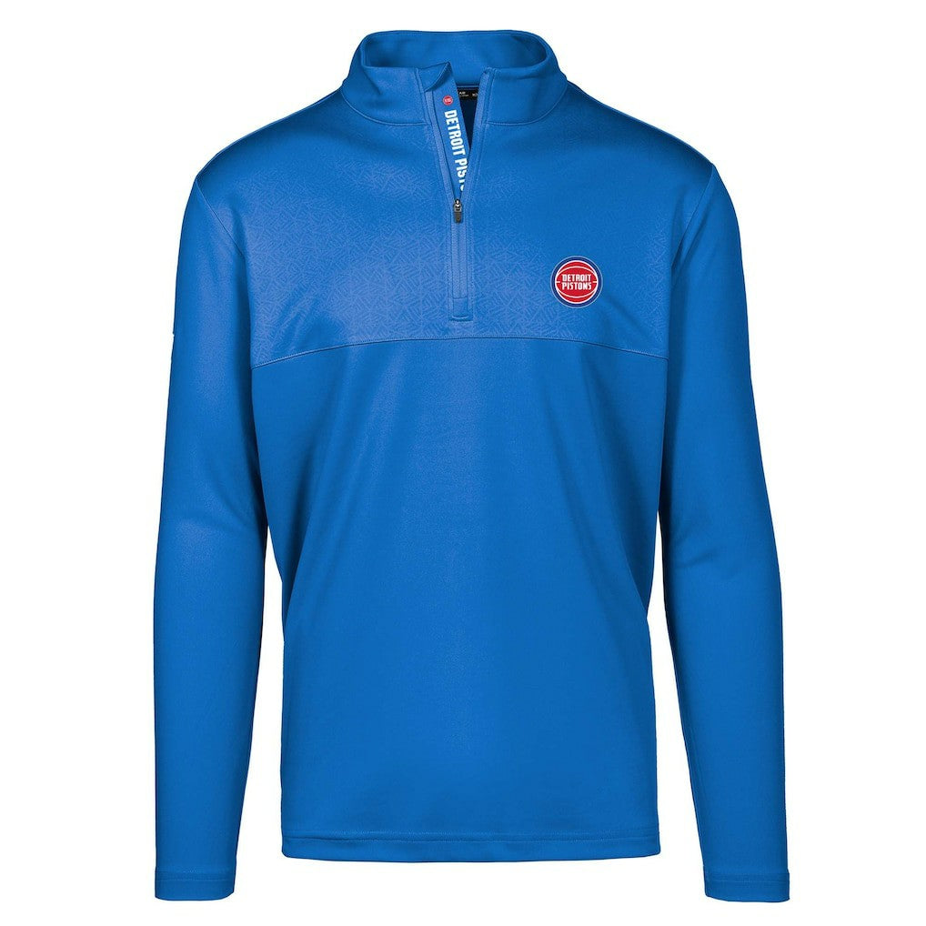 Detroit Pistons Levelwear Truth Insignia Core Quarter-Zip Pullover Top sale - Blue online