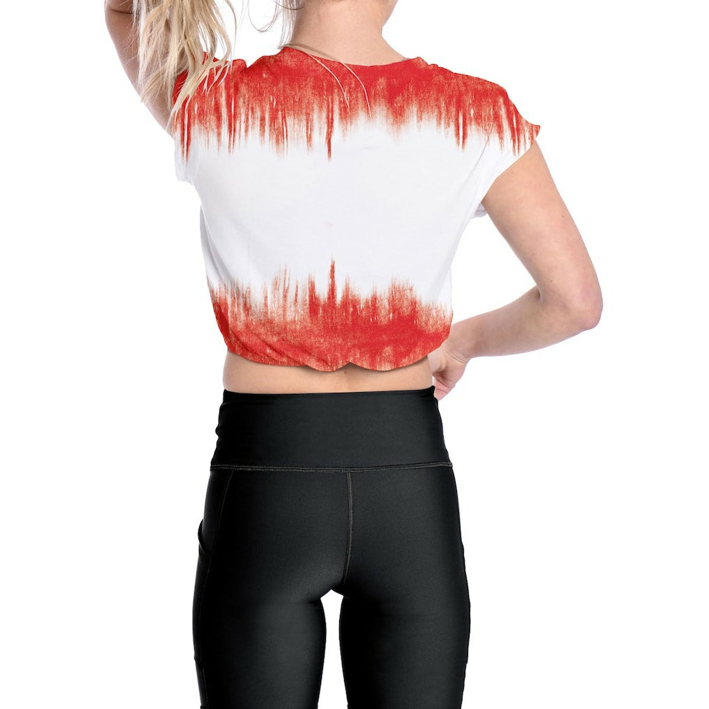 Kansas City Chiefs Certo Women's Cropped Framework T-Shirt - White on sale