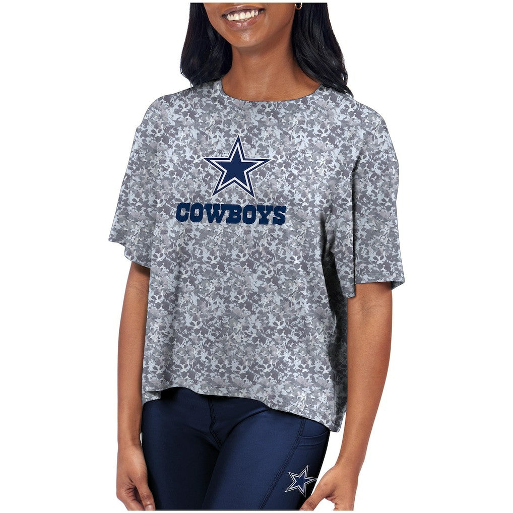Dallas Cowboys Certo Women's Turnout T-Shirt - Charcoal cheap