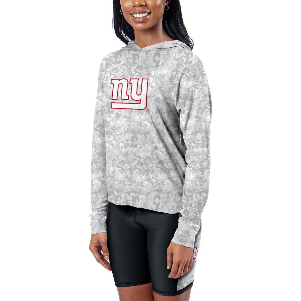 New York Giants Certo Women's Session Pullover Hoodie - Gray discount