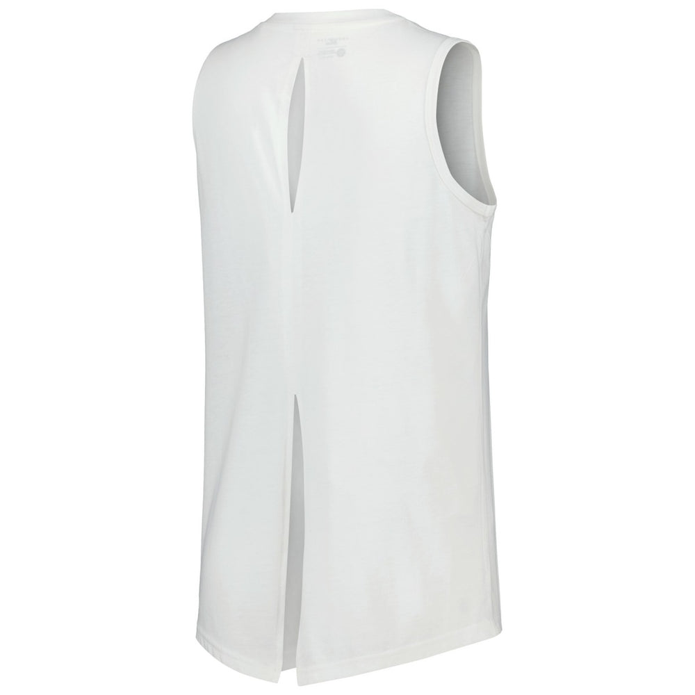 Los Angeles Lakers Levelwear Women's Paisley Peekaboo Tank Top - White shop