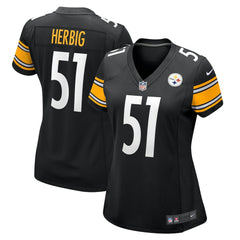 Nick Herbig Pittsburgh Steelers Women's Game Jersey - Black | Nike sale