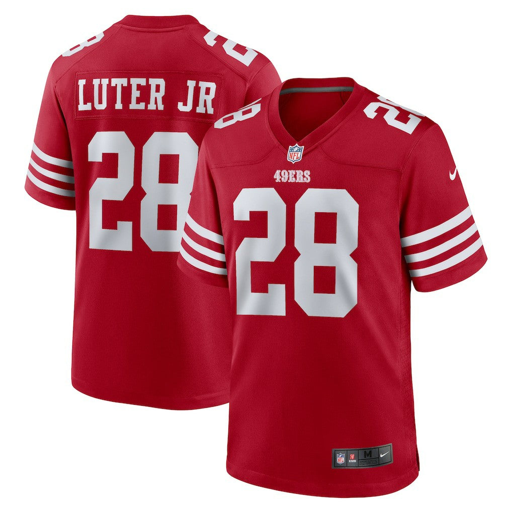 Darrell Luter Jr. San Francisco 49ers Game Jersey - Scarlet | Nike cheap