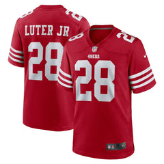 Darrell Luter Jr. San Francisco 49ers Game Jersey - Scarlet | Nike cheap
