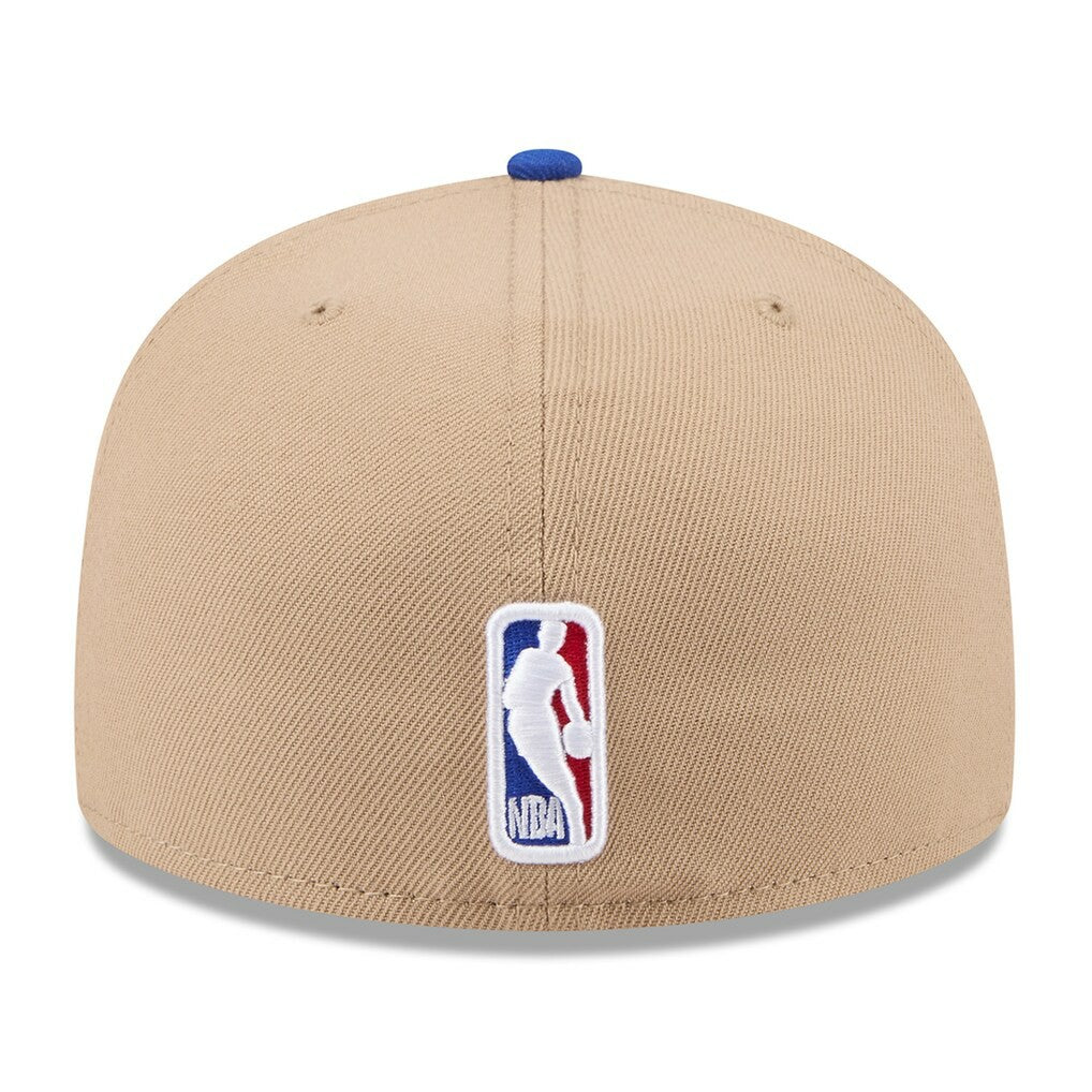 Philadelphia 76ers 2024 NBA Draft 59FIFTY Fitted Hat - Tan/Royal | New Era shop