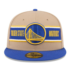 Golden State Warriors 2024 NBA Draft 59FIFTY Fitted Hat sale - Tan/Royal | New Era online