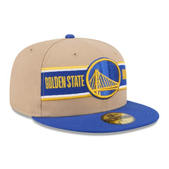 Golden State Warriors 2024 NBA Draft 59FIFTY Fitted Hat sale - Tan/Royal | New Era online