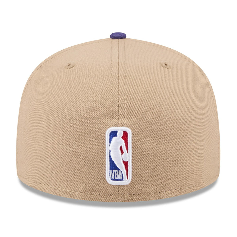 Phoenix Suns 2024 NBA Draft 59FIFTY Fitted Hat - Tan/Purple | New Era for sale