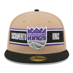 Sacramento Kings 2024 NBA Draft 59FIFTY Fitted Hat - Tan/Black | New Era discount