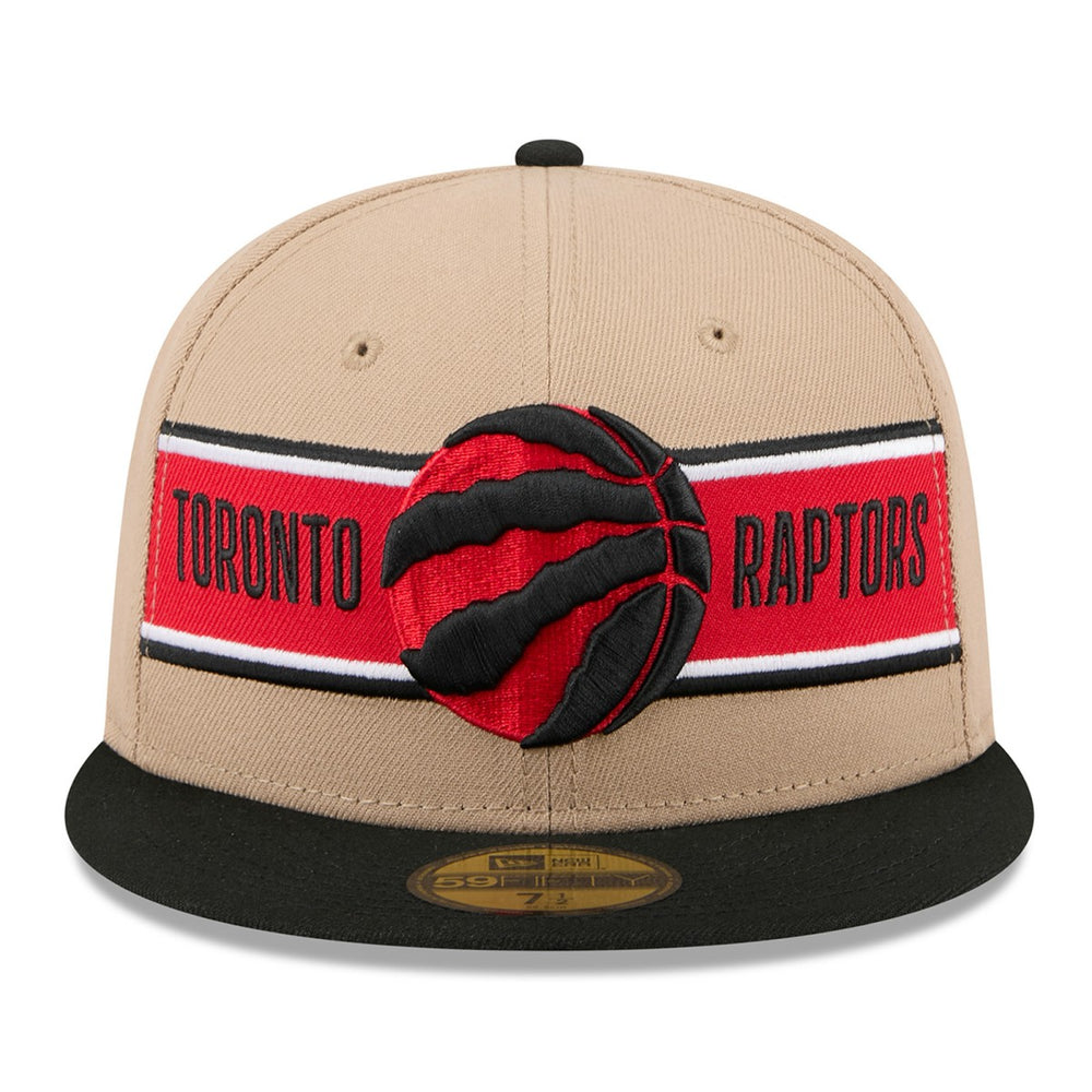 Toronto Raptors 2024 NBA Draft 59FIFTY Fitted Hat - Tan/Black | New Era for sale