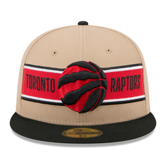 Toronto Raptors 2024 NBA Draft 59FIFTY Fitted Hat - Tan/Black | New Era for sale