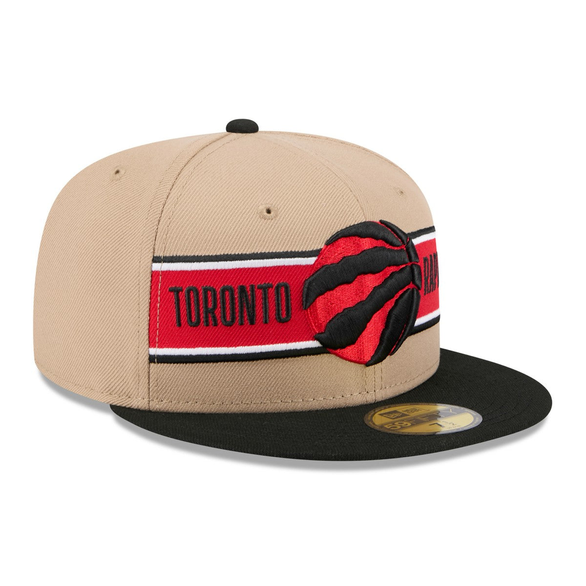 Toronto Raptors 2024 NBA Draft 59FIFTY Fitted Hat - Tan/Black | New Era for sale
