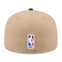 Utah Jazz 2024 NBA Draft 59FIFTY Fitted Hat - Tan/Black | New Era discount