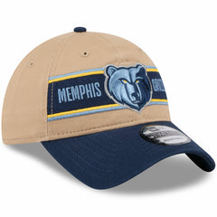 Memphis Grizzlies 2024 NBA Draft 9TWENTY Adjustable Hat - Tan/Navy | New Era shop