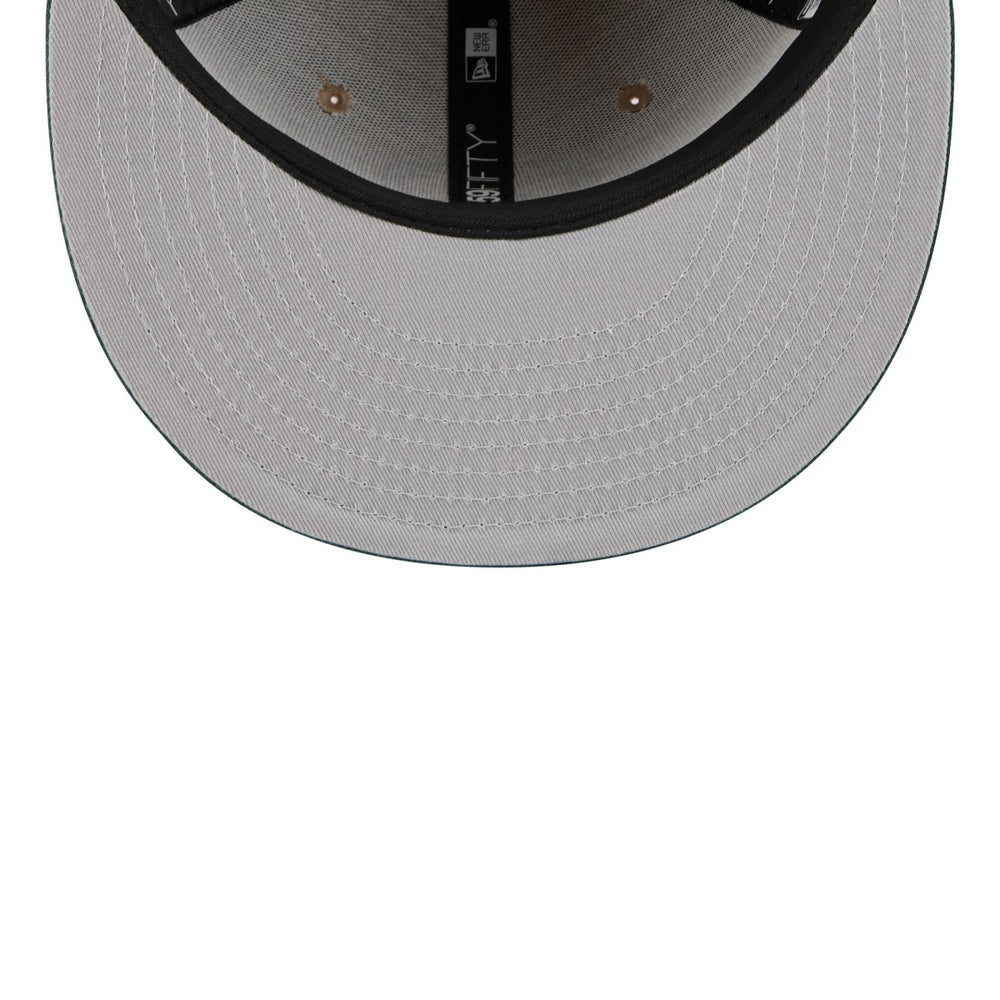 Milwaukee Bucks 2024 NBA Draft 59FIFTY Fitted Hat - Tan/Hunter Green | New Era on sale