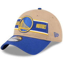Golden State Warriors 2024 NBA Draft 9TWENTY Adjustable Hat sale - Tan/Royal | New Era discount