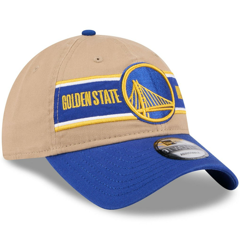 Golden State Warriors 2024 NBA Draft 9TWENTY Adjustable Hat sale - Tan/Royal | New Era discount