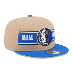 Dallas Mavericks 2024 NBA Draft 59FIFTY Fitted Hat sale - Tan/Blue | New Era discount