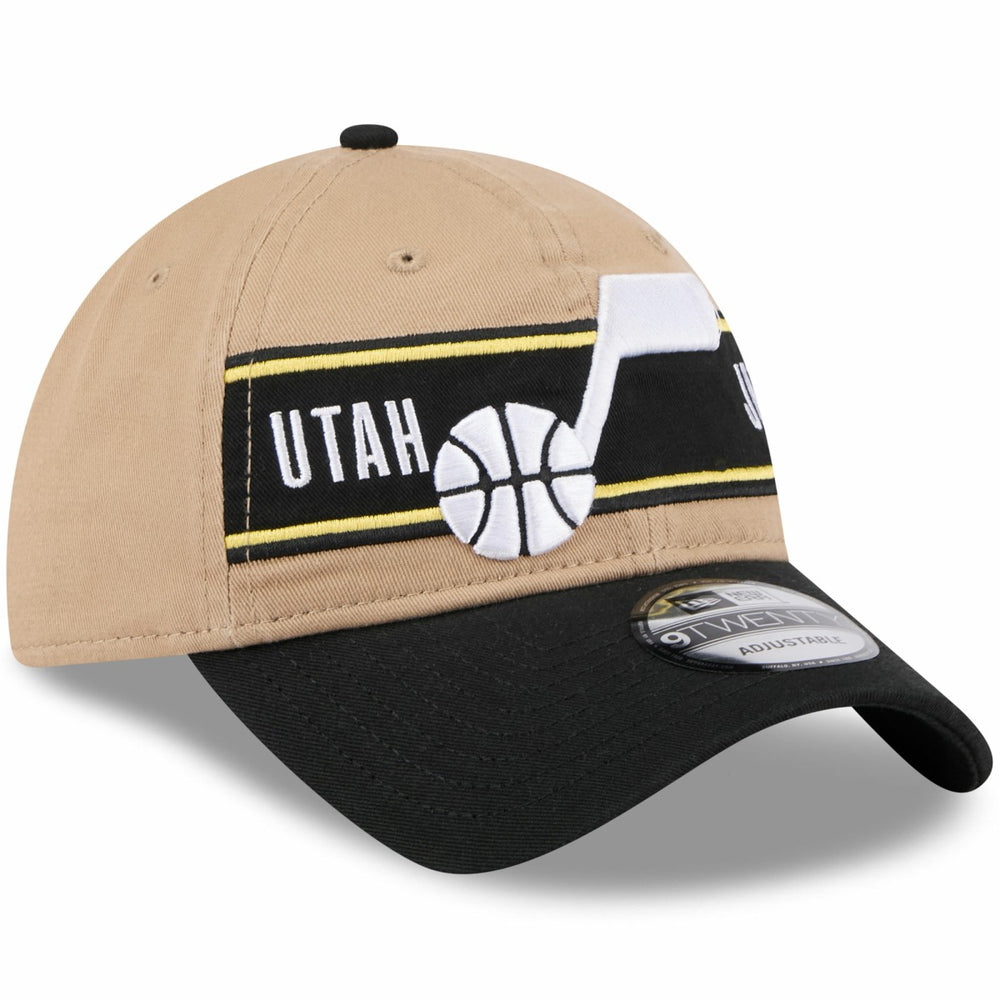 Utah Jazz 2024 NBA Draft 9TWENTY Adjustable Hat - Tan/Black | New Era cheap